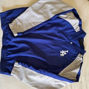 LA Dodgers Blue & Gray Windbreaker Jacket